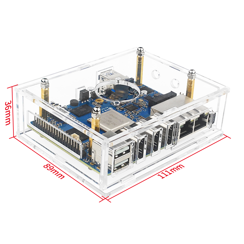 Boîtier en acrylique transpare - Orange Pi 5 Plus 32Gb avis et prix